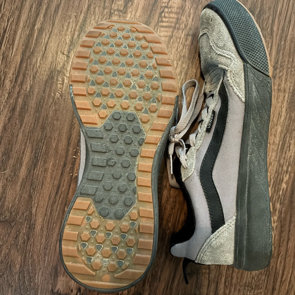 Vans Gray and Black Sneakers